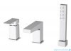 Oltens Gota bateria wannowa 3 otworowa chrom 34201100
